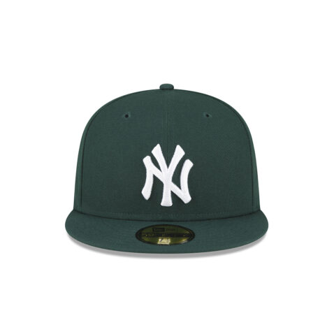 New Era 59FIFTY New York Yankees Fitted Hat Dark Green White 3