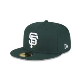 New Era 59FIFTY San Francisco Giants Fitted Hat Dark Green White 1