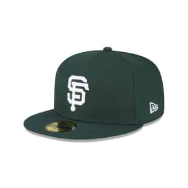 New Era 59Fifty San Francisco Giants Fitted Hat Dark Green White