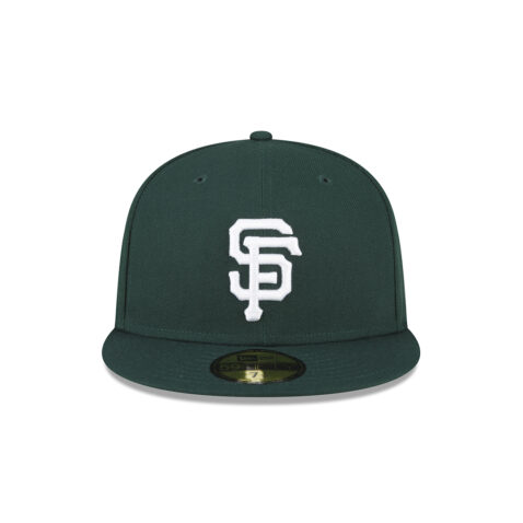 New Era 59FIFTY San Francisco Giants Fitted Hat Dark Green White 3