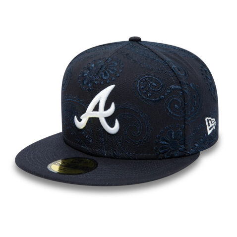 New Era 59Fifty Atlanta Braves Swirl Dark Navy 1