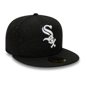 New Era 59Fifty Chicago White Sox Swirl Fitted Hat Black