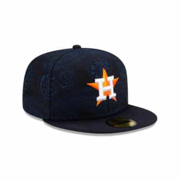 New Era 59Fifty Houston Astros Swirl Fitted Hat Dark Navy