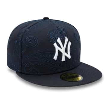 New Era 59Fifty New York Yankees Swirl Fitted Hat Dark Navy