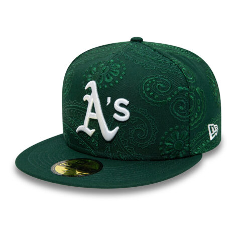 New Era 59Fifty Oakland Athletics Swirl Dark Green 1