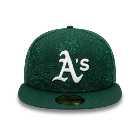 New Era 59Fifty Oakland Athletics Swirl Dark Green 4