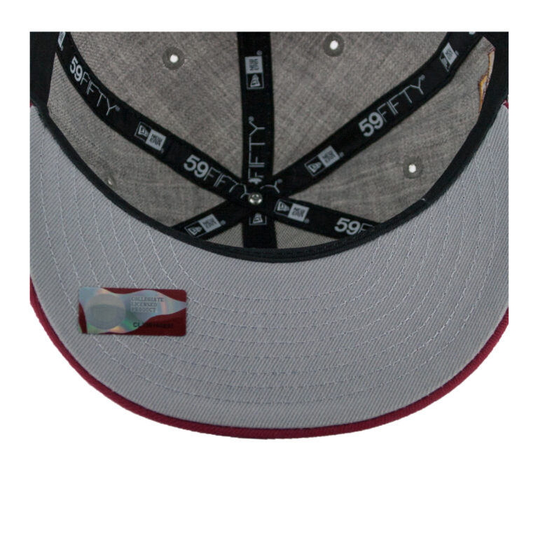 New Era 59Fifty University of Southern California Trojans Patch Heather Grey Light Burgundy 5 New Era 59Fifty University of Southern California Trojans Patch Heather Grey Light Burgundy 5