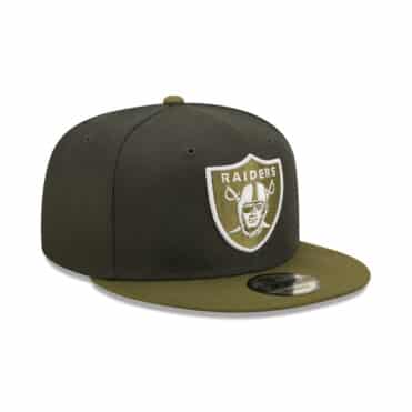 New Era 9Fifty Las Vegas Raiders Color Pack Two Tones Graphite New Olive Snapback Hat