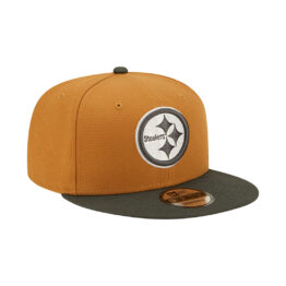 New Era 9Fifty Pittsburgh Steelers Color Pack Two Tones Camel Graphite Snapback Hat