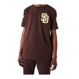 New Era San Diego Padres Elite Pack Short Sleeve T-Shirt Burnt Wood Brown