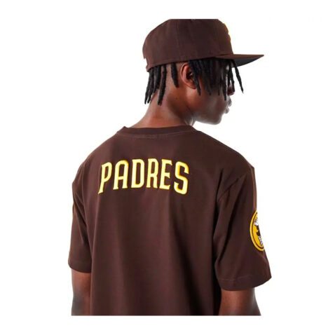 New Era San Diego Padres Elite Pack Short Sleeve T-Shirt Burnt Wood Brown Back