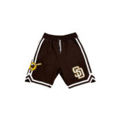 New Era San Diego Padres Elite Pack Shorts Burnt Wood Brown