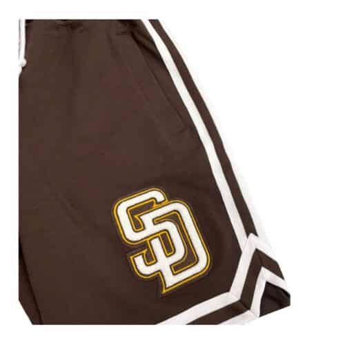 New Era San Diego Padres Elite Pack Shorts Burnt Wood Brown Logo