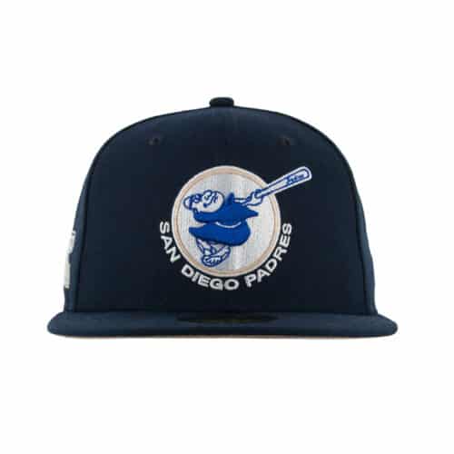 New Era x Billion Creation x Rally Caps 59Fifty San Diego Padres Off Road Friar Nightshift Blue Fitted Hat 1