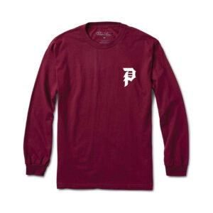 Primitive Dirty P Long Sleeve T-Shirt 2022 Burgundy 2