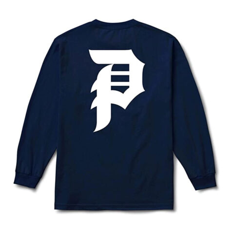 Primitive Dirty P Long Sleeve T-Shirt Navy 1