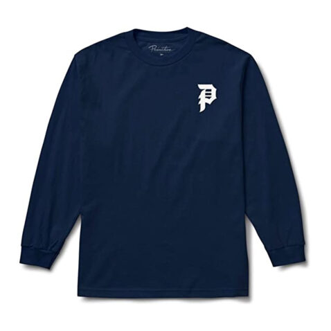 Primitive Dirty P Long Sleeve T-Shirt Navy 2