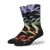 Stance Palmer Crew Socks Washed Black 1