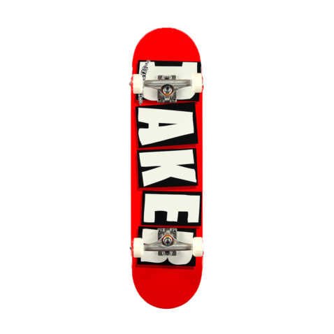 Baker Brand Logo Complete Red White