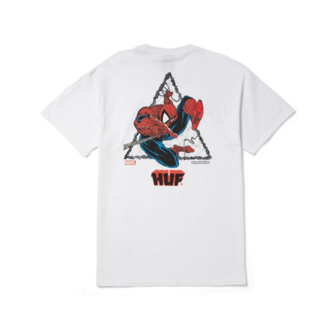 HUF Spider-Man Thwip T Short Sleeve T-Shirt White 1
