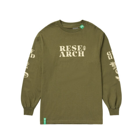 LRG Extended Roots Long Sleeve Military Green