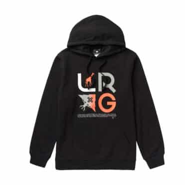 LRG Slogan Stacked Icons Pullover Hoodie Black