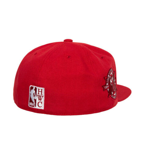 Mitchell & Ness Cherry Bomb Chicago Bulls Fitted Hat Red Back