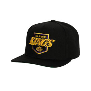 Mitchell & Ness Los Angeles Kings Alternate Flip Snapback Hat Black