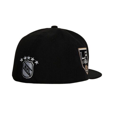 Mitchell & Ness Los Angeles Kings Vintage Fitted Hat Black 2