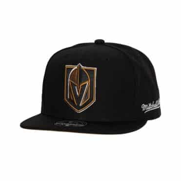 Mitchell & Ness Vegas Golden Knights Vintage Fitted Hat Black