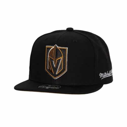 Mitchell & Ness Vegas Golden Knights Vintage Fitted Hat Black 1