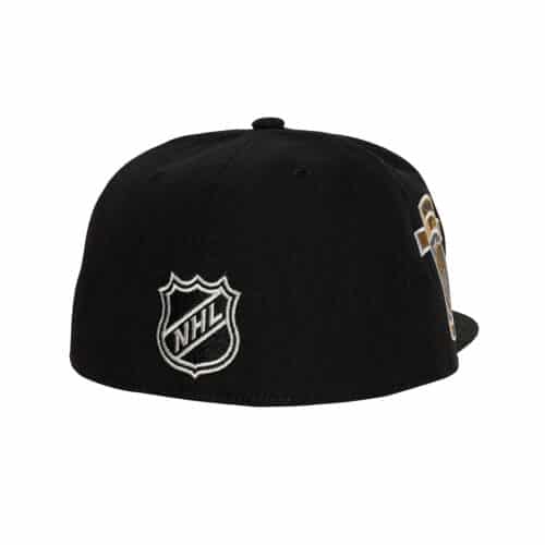 Mitchell & Ness Vegas Golden Knights Vintage Fitted Hat Black 2
