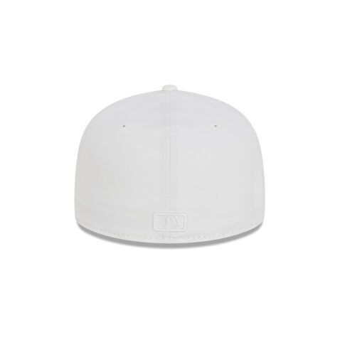 New Era 59Fifty San Diego Padres Whiteout Fitted Hat White Back