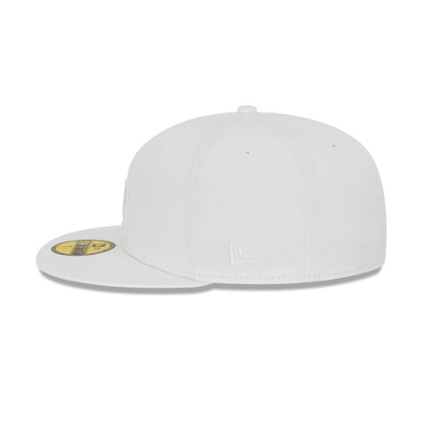 New Era 59Fifty San Diego Padres Whiteout Fitted Hat White Left