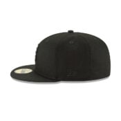 New Era 59Fifty San Francisco Giants Blackout Fitted Hat Black Left