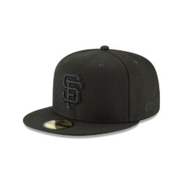 New Era 59Fifty San Francisco Giants Blackout Fitted Hat Black