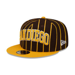 New Era 9Fifty San Diego Padres City Arch Snapback Hat Burnt Wood Brown