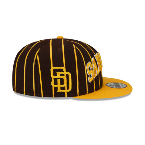 New Era 9Fifty San Diego Padres City Arch Snapback Hat Burnt Wood Brown Right