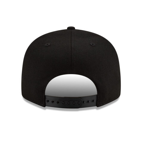 New Era 9Fifty Script Chicago Bulls Snapback Hat Black 4