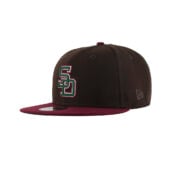 New Era x Billion Creation 59Fifty San Diego Padres Chicano Park Burnt Wood Brown Cardinal Red Fitted Hat 1