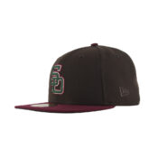 New Era x Billion Creation 9Fifty San Diego Padres Chicano Park Burnt Wood Brown Cardinal Red Adjustable Snapback Hat 1