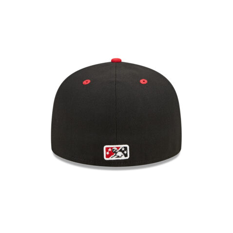 New Era x Marvel 59Fifty EL Paso Chihuahuas Fitted Hat Black Red Back