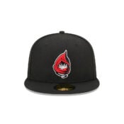New Era x Marvel 59Fifty Lake Elsinore Storm Fitted Hat Black Front