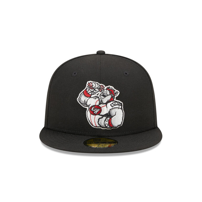 New Era x Marvel 59Fifty Lehigh Valley Iron Pigs Fitted Hat Black Front New Era x Marvel 59Fifty Lehigh Valley Iron Pigs Fitted Hat Black Front