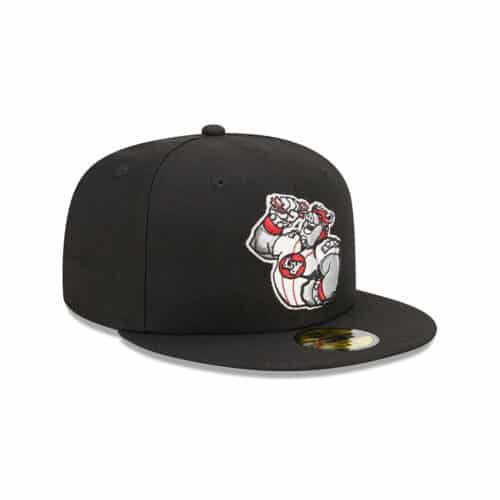 New Era x Marvel 59Fifty Lehigh Valley Iron Pigs Fitted Hat Black Right Front