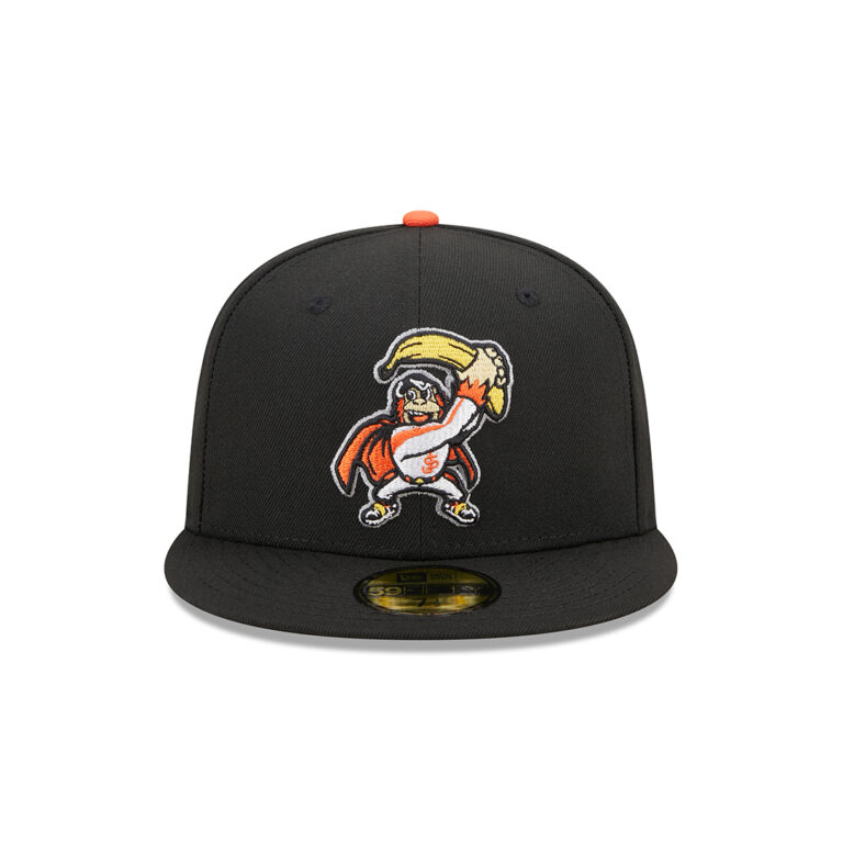 New Era x Marvel 59Fifty San Jose Giants Fitted Hat Black Front New Era x Marvel 59Fifty San Jose Giants Fitted Hat Black Front