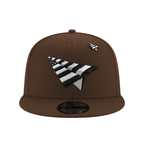Paper Planes 9Fifty Walnut Crown Snapback Hat Walnut