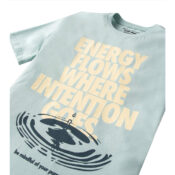 Paper Planes Energy Flow Short Sleeve T-Shirt Ice blue