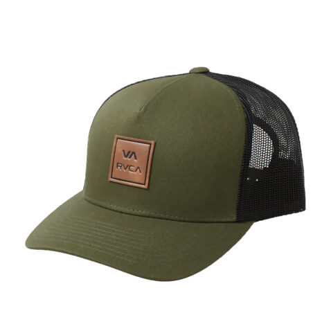 RVCA VA All The Way Curved Snapback Hat Olive