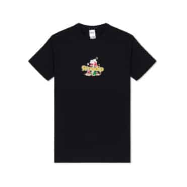 Rip N Dip Caterpillar Garden Short Sleeve T-Shirt Black